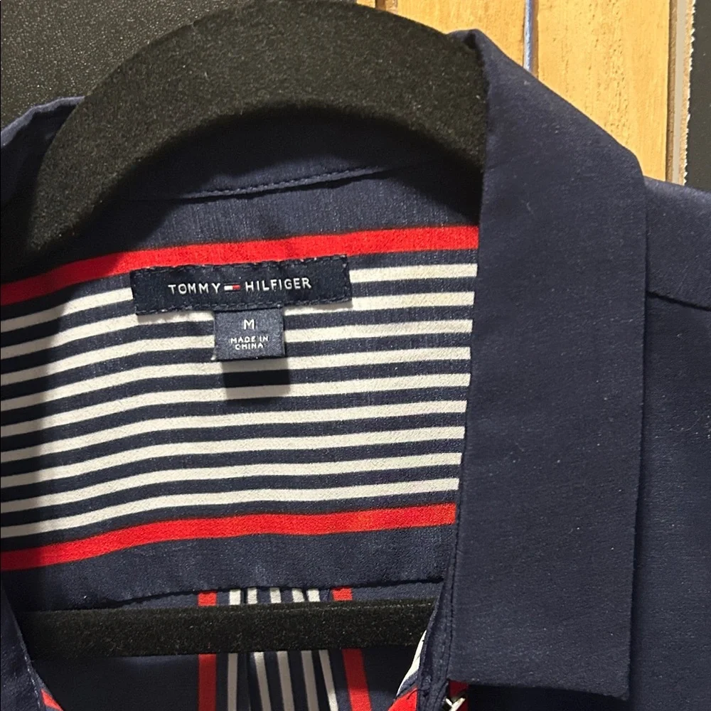 Tommy Hilfiger Navy and Red Striped Dress - Picture 3 of 5